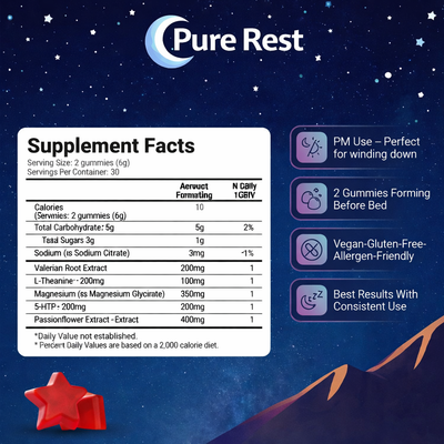 PureRest™ Natural Sleep Gummies